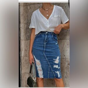 Denim Skirt
